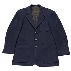 Vintage LL Bean Men's Thinsulate Wool Blazer Jacket Sport Coat Quilt Lined 42